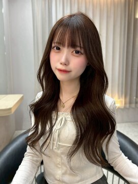 ボタン テンジン(VOTAN tenjin) 【木串楽人】韓国ヘア/レイヤーカット/レイヤーロング/前髪