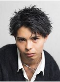 アクティブショートアップバングショートスパイキーショート
