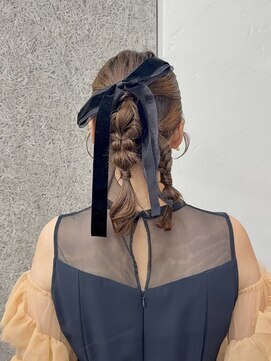 【横田芽衣】ヘアセット