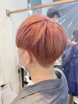 クレメント サロン ブル(Clement Salon Bull) 【松戸BULL】王道マッシュ×韓国風カラーアプリコットピンク