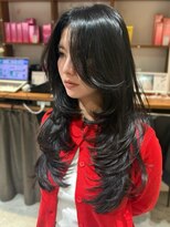 ニューヨークニューヨーク 梅田茶屋町店(NYNY)&nbsp;毛量の多さを活かしたカット！バタフライレイヤー~*