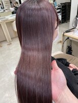 ヘアーサロンAmyu【3月1日NEW OPEN(予定)】&nbsp;艶々ピンクブラウンカラー