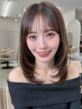 サンド 名古屋(sand) 韓国風/インナーカラー/縮毛矯正髪質改善/顔まわり/レイヤー