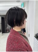 骨格に合わせた襟足が浮かない丸みショート