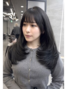 ジーナ 池袋(Zina) 髪質改善　　大人ワンカールレイヤー　Zina池袋小林優