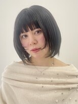 スリーマーク(THREE mark)&nbsp;レイヤーボブ/黒髪ボブ/フェイスレイヤー