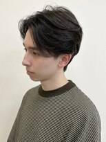 キイ ギンザ(k.e.y GINZA) メンズ毛流れセンターパートメンズカット銀座