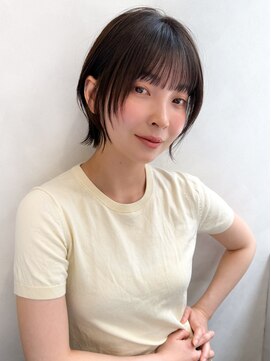 トゥルーズ 梅田店(TLUUS) 【TLUUSダークパープルミルクブラウンナチュラルショート】