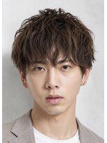 ゼンコー アオヤマ(ZENKO Aoyama)&nbsp;無造作マッシュ×ニュアンスパーマ【メンズパーマ表参道渋谷】