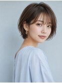 レイヤーボブ髪型20代30代40代50代前髪あり前髪なし面長丸顔越谷