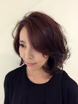 ビューティ堀出 高槻阪急店&nbsp;ピンクベージュでツヤ感♪ひし形シルエット☆【30代/40代/50代】