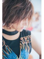 ミエル ヘア 新宿(miel hair) 【mielhair新宿】３Dハイライト☆無造作ウェーブ♪