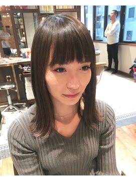 リバレッジ 広尾(Leverage) 大人可愛いとろみモテヘア