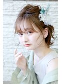 [OCEAN Hair&Life藤原純] アンニュイハーフアップアレンジ☆