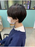 【cuzKLUB】ナチュラルショート×ナチュラルブラウン