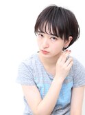 小顔前髪イメチェンショート#透明感ラベンダーカラー 0603
