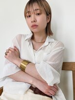 トネリコ(toneriko)&nbsp;ボブ×ブロンドカラー