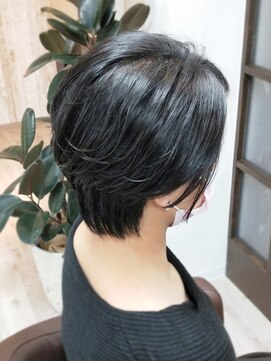 イマジン 天神橋店(IMAGINE) お客様スタイル☆30代40代50代☆小顔絶壁補正ショート