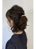 結婚式お呼ばれヘアセット