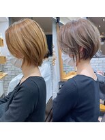 バンプ ギンザ(BUMP GINZA) 前下がり/絶壁解消/ひし形/大人ショートボブ/30代/40代★猪狩★