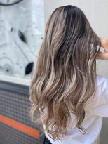 アンジー(an'gie)&nbsp;グレージュ アルバージュブリーチ 髪質改善カラー 20代30代