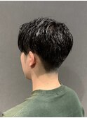 ビジネスツーブロックマッシュ ナチュラルセンターパート