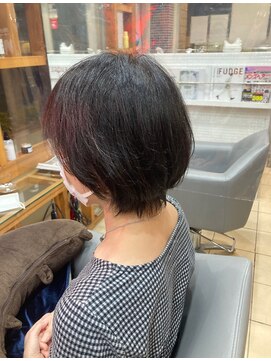 スタジオ アルファプラス 日暮里店(studio α+) 30代40代50代◎大人ナチュラルレイヤーボブ　日暮里