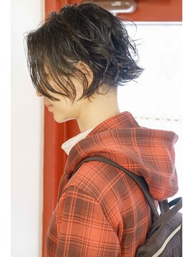 ルーシー ヘアデザインワークス(Lucy Hair Design Works) サロンワーク×クセ毛を活かしたショートボブ