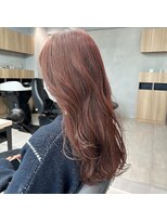 ルネ 北千住(Renee)&nbsp;オルチャンヘア_ピンクベージュ_韓国ヘア