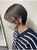 グレージュカラー/シルキーベージュ/艶髪ボブ[千葉/千葉中央]