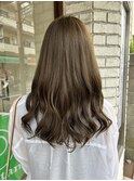 ロング オリーブグレージュ