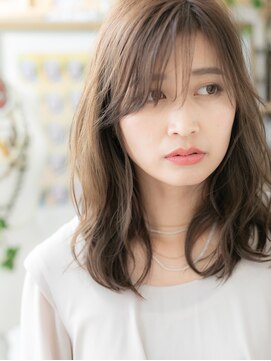 カバーヘア ブリス 川口(COVER HAIR bliss) ★グレーベージュ斜めバングヘルシースタイル20代30代40代★9