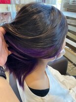 アリシアヘアー(ARISHIA hair)&nbsp;インナーカラー ヴァイオレット カラー 【アリシアヘアー 那珂】