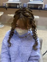 プーペ(pupe)&nbsp;ツイン編み下ろし