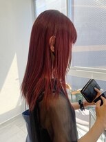 ガリカ 大名(Gallica) 【森千晶】セミロング x 暖色系カラー ワインレッド/流行カラー