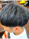 刈り上げ/マッシュショート/デザインカラー/ハイライト