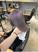 ラベンダーシルバー×髪質改善トリートメント