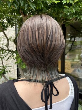 ヘアプロデュース ムース(Hair Produce MU SU) ウルフ×裾カラー