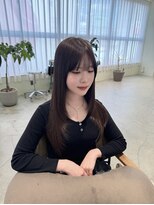 ウル 名古屋栄(ulu)&nbsp;オリーブベージュ/髪質改善/縮毛矯正/髪質改善縮毛矯正/名古屋栄