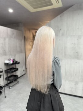 ノーン(NONE) ホワイトブロンドカラー