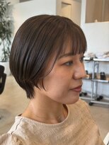 トリッカバルコニー ハヤマ(tricca Balcony Hayama)&nbsp;前下がりショート/ショコラブラウン