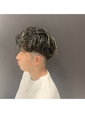 クレオ 片江店(CREO) メンズカットニュアンスパーマハイライト