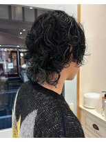フリッカ 西荻窪店(FLYCKA) ウルフパーマ×デザインカラー