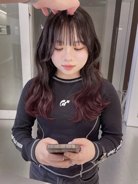 ジーナリア(Xena ria) 《袴田》セミディ/グラデーションカラー/レイヤーカット