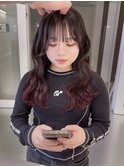 《袴田》セミディ/グラデーションカラー/レイヤーカット