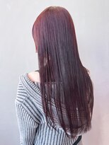 顔周りレイヤー韓国ヘア美髪ロング_ba545872