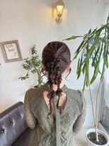 リンクヘアー(Link hair)&nbsp;ポニーツインスタイル