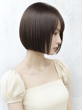 ノア 三宮店(NOA) 【NOA】大人可愛い艶感ミニボブ小顔見せストレート