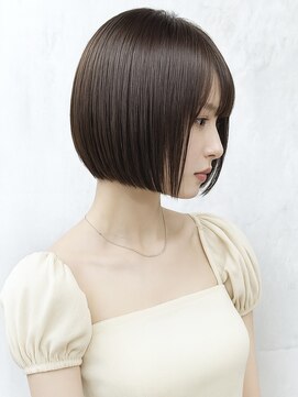 ノア 三宮店(NOA) 【NOA】大人可愛い艶感ミニボブ小顔見せストレート