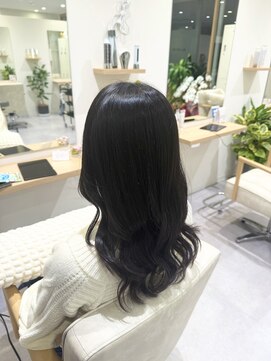 ブランシュ 南行徳店(BLANCHE) 髪質改善カラー/透明感カラー/グレージュ/ナチュラルストレート